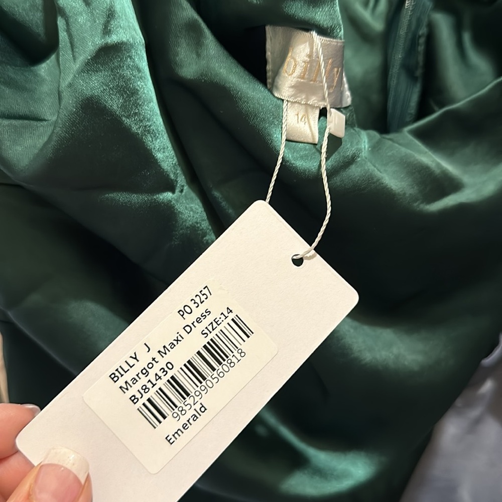 Margot Maxi Dress -Emerald Cocktail Dress, Formals, Date Night, Special Occasion - Picture 6 of 12